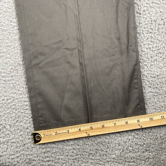 Express Producer Pants Men's 34x30 Gray New Flat Front Boot Cut - Picture 7 of 15